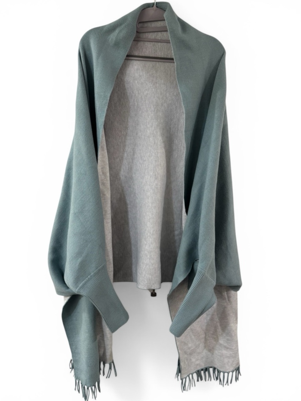 Seraphine Reversible Maternity Open Front Nursing Sweater Wrap - Size OS